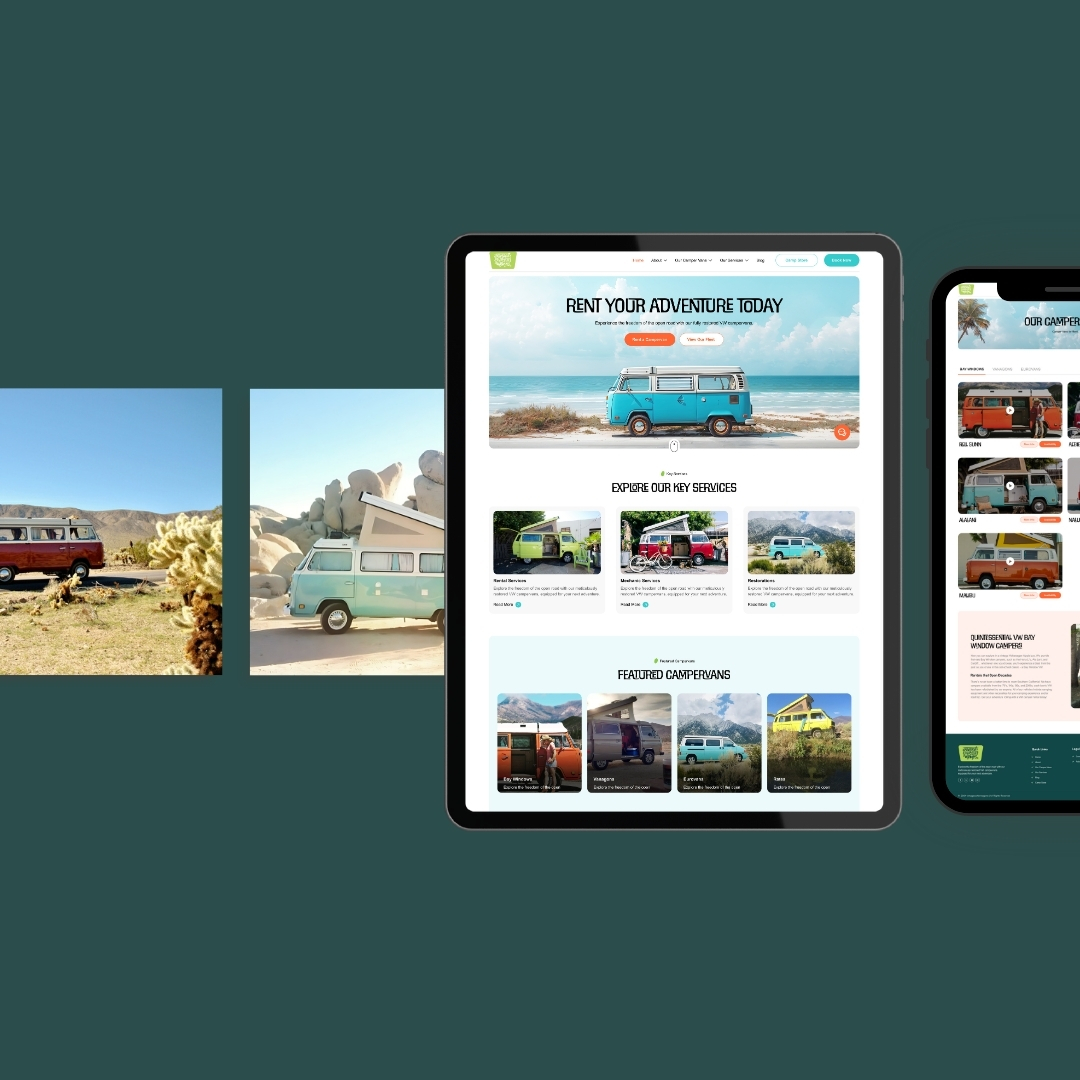 Vintage Surfari project by Tusk Creative Studios.