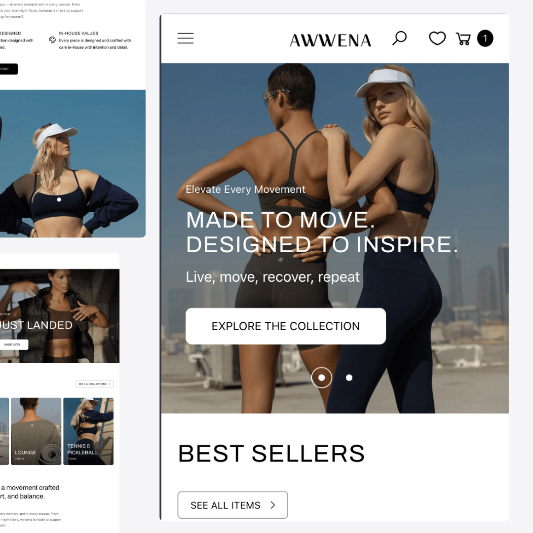 AWWENA project by Tusk Creative Studios.